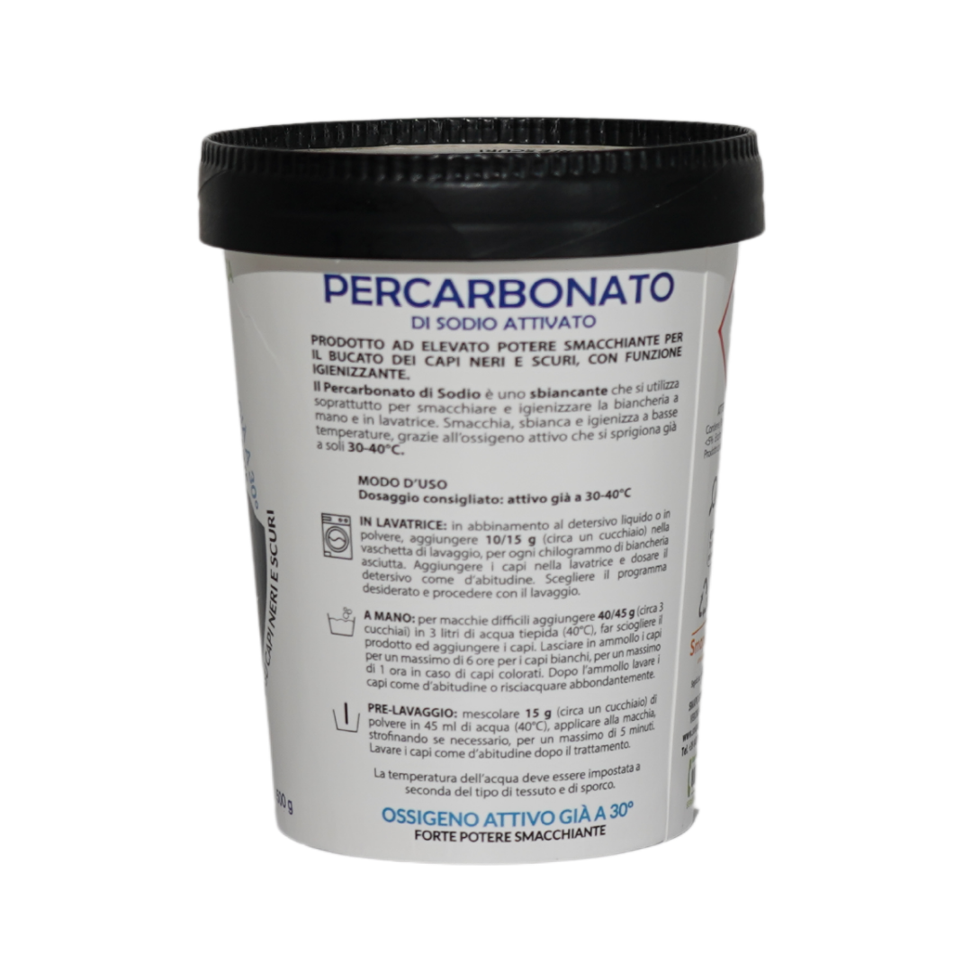 Percarbonato di sodio attivo per capi neri e scuri Smapiù 500 gr