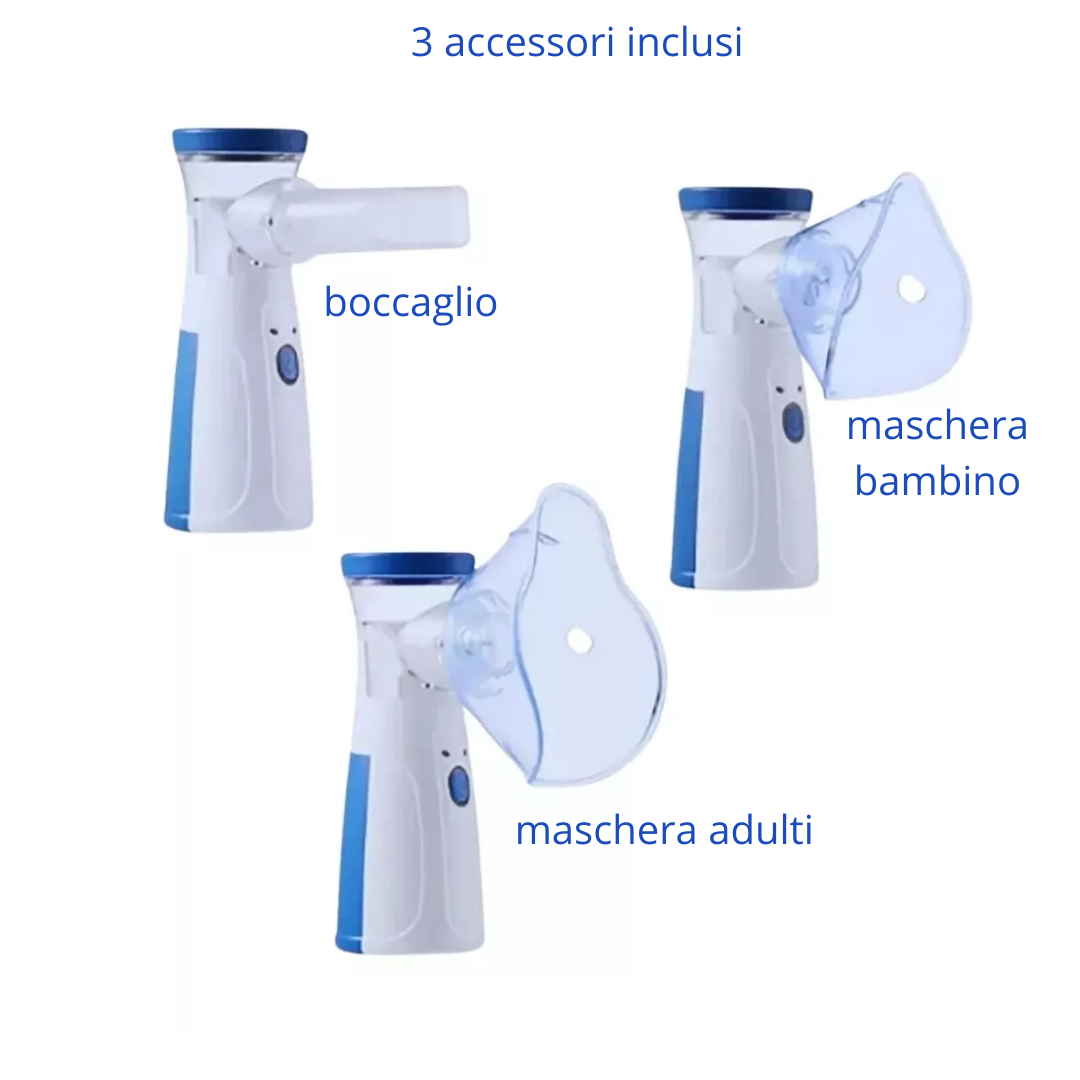 Mini Aerosol Nebulizzatore Portatile