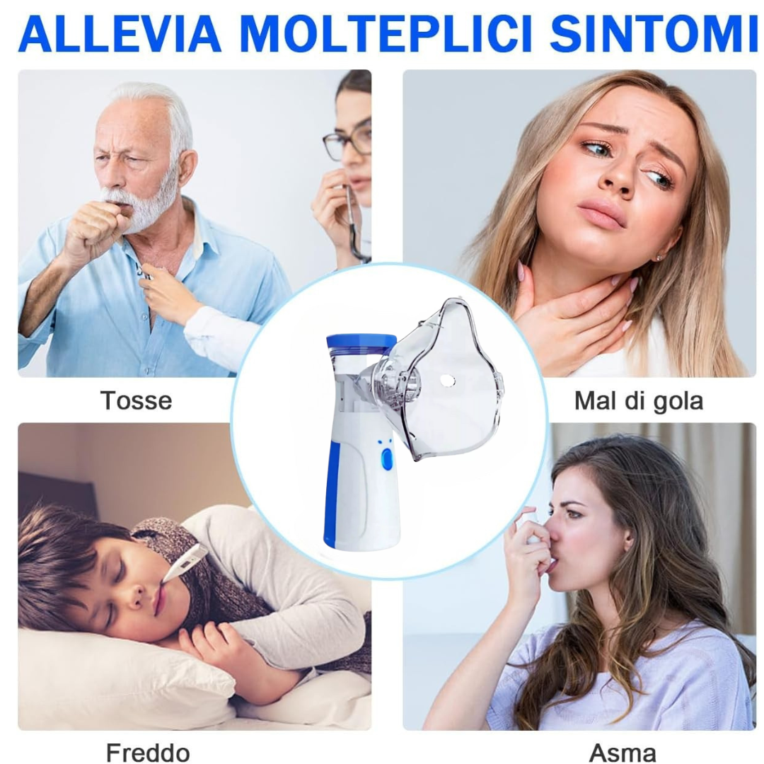 Mini Aerosol Nebulizzatore Portatile