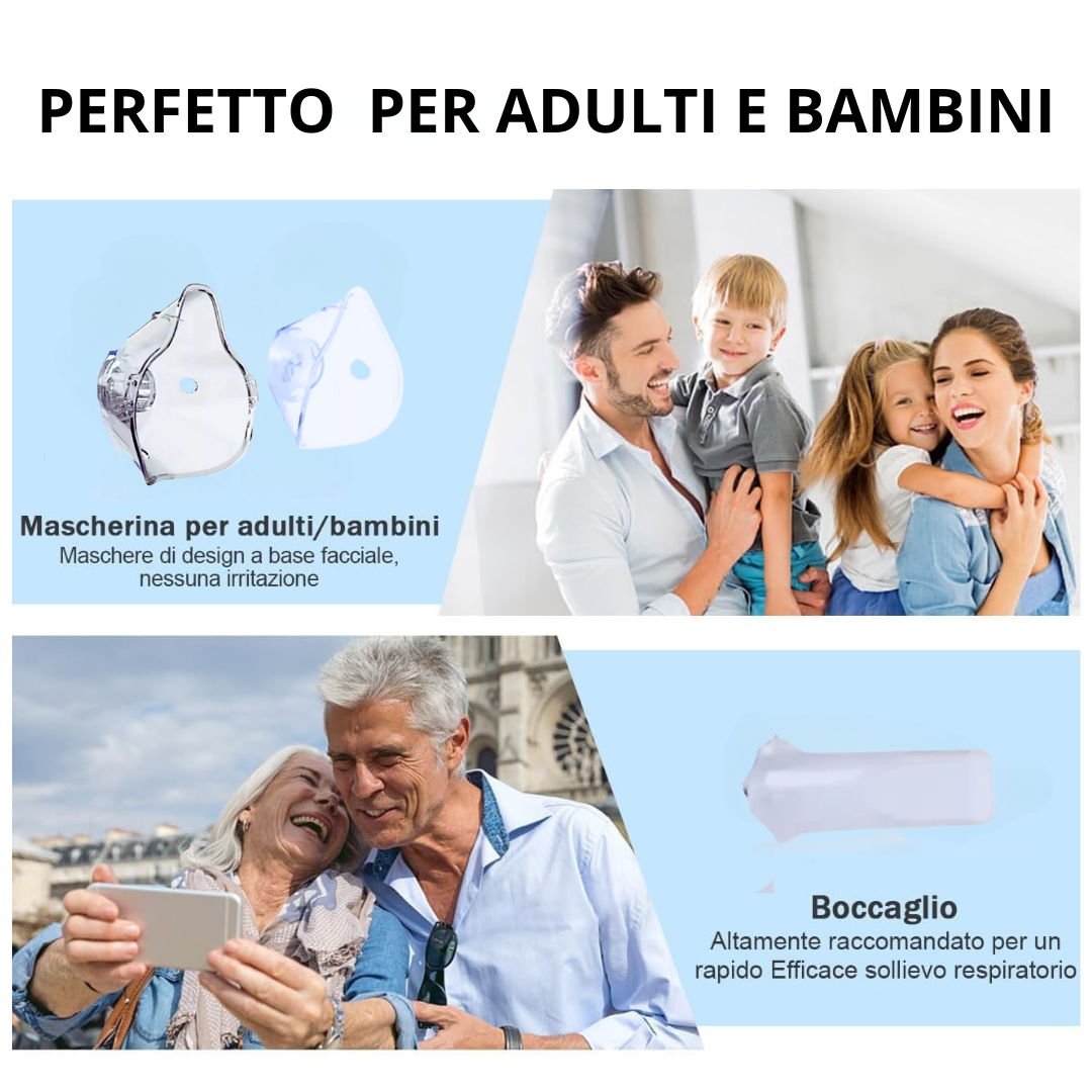Mini Aerosol Nebulizzatore Portatile