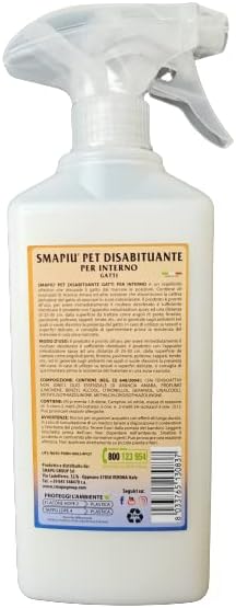 Disabituante per gatti da interno con oli di arancia 500 ml