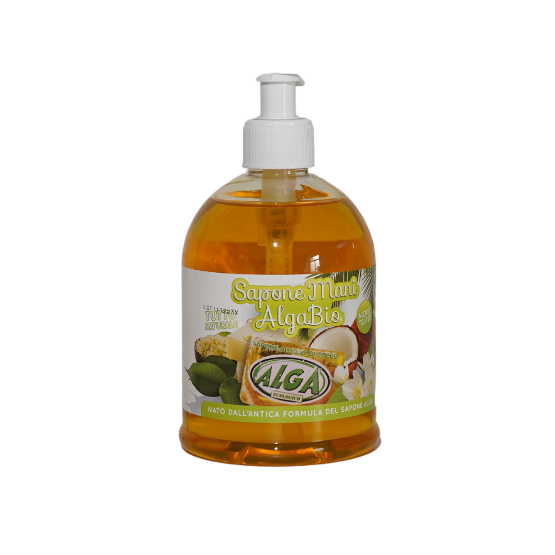 Sapone Mani Alga Bio con olio di cocco 500ml
