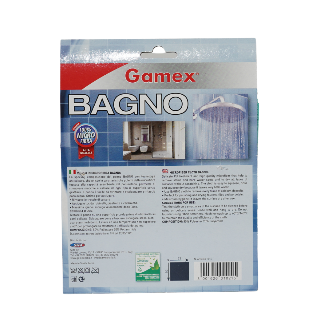Gamex panno in microfibra Bagno 30x32 cm