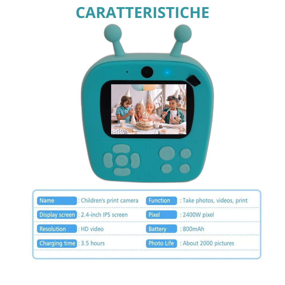 Macchina fotografica istantanea per bambini