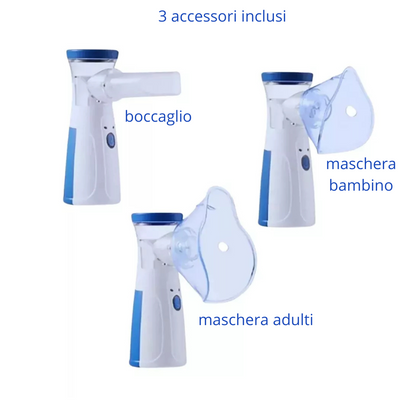 Mini Aerosol Nebulizzatore Portatile
