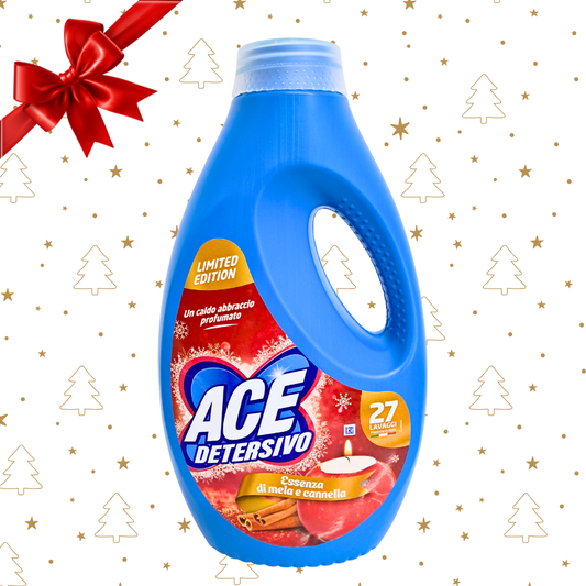 Detersivo per Bucato a mano e lavatrice Edizione Limitata Mela e Cannella 27 Lavaggi