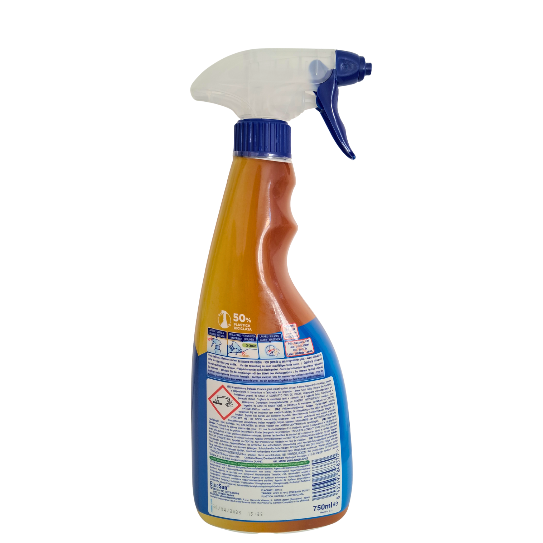 Dash Diamond Bright GOLD Smacchiatore Spray Pre-Trattante - Azione Turbo Completa Rimuovi Macchie di Olio, Grasso, Salse e Fango -Neutralizza Odori- Per Capi Bianchi e Colorati