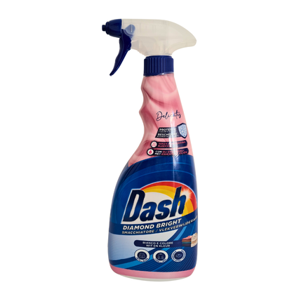 Dash Diamond Bright Spray Smacchiante Delicato con Oli Essenziali -Protegge Colori e Fibre -Per Seta, Lana e Intimo- Capi Bianchi e Colorati 750 ml