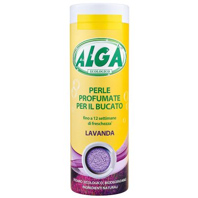 Alga Perle Profumate per Bucato, Fragranza Lavanda, Vegano, Naturale, Ecosostenibile, 275g, 12 Settimane di Freschezza