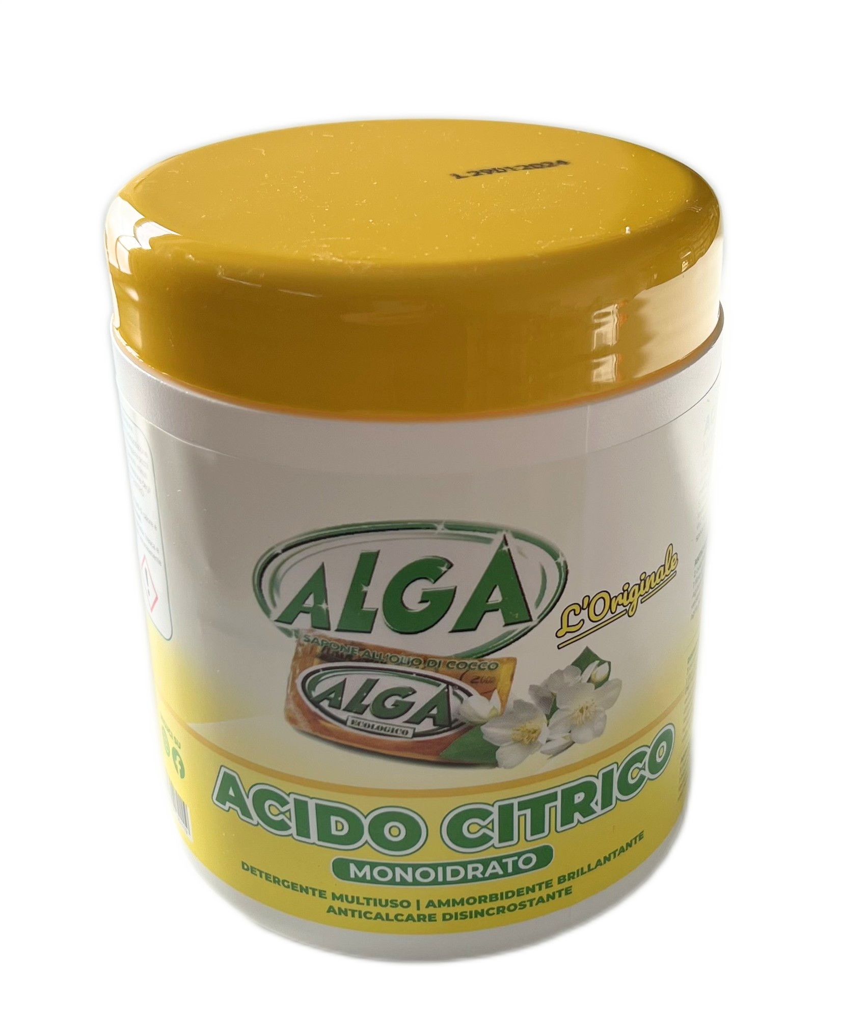 Acido citrico Alga in polvere detergente multiuso ammorbidente brillantante anticalcare disincrostante naturale 500 grammi