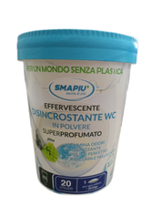 Disincrostante Detergente Wc Effervescente in polvere Super Profumato all'essenza di pino- confezione in carta da 400 gr