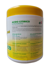 Acido citrico Alga in polvere detergente multiuso ammorbidente brillantante anticalcare disincrostante naturale 500 grammi