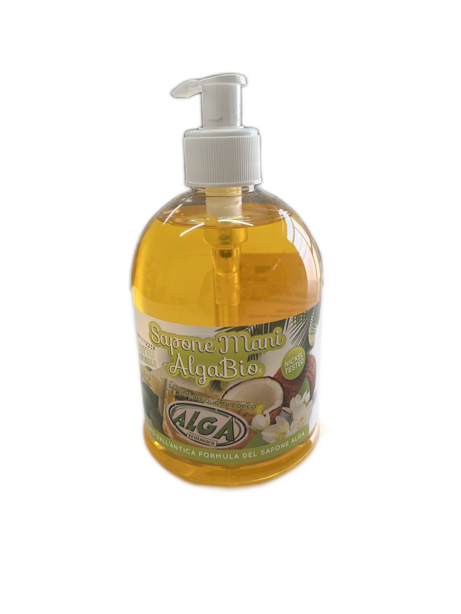 ALGA Sapone Mani AlgaBio, Olio di Cocco, 500ml