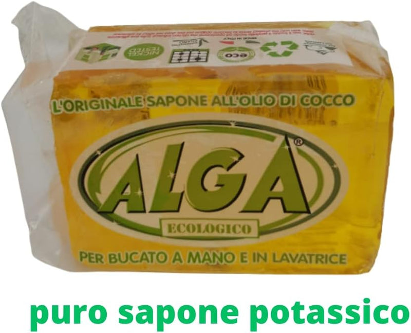 Alga sapone ecologico biodegradabile ipoallergenico per bucato a